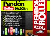 Pendones roller  - pendon roller banner - calidad fotografica